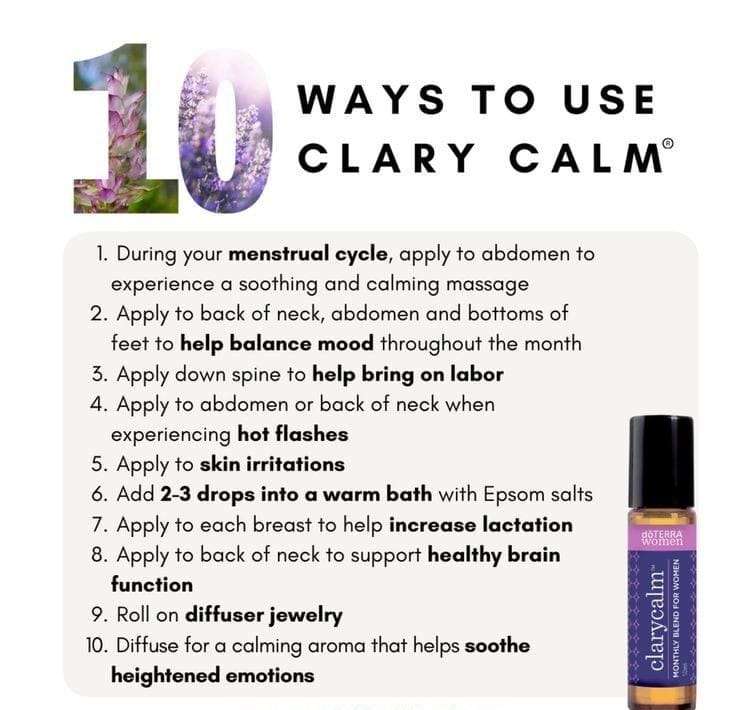 Clary Calm Neat Roller 10ml