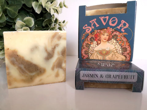 Jasmine and Grapefruit relaxing natural soap
